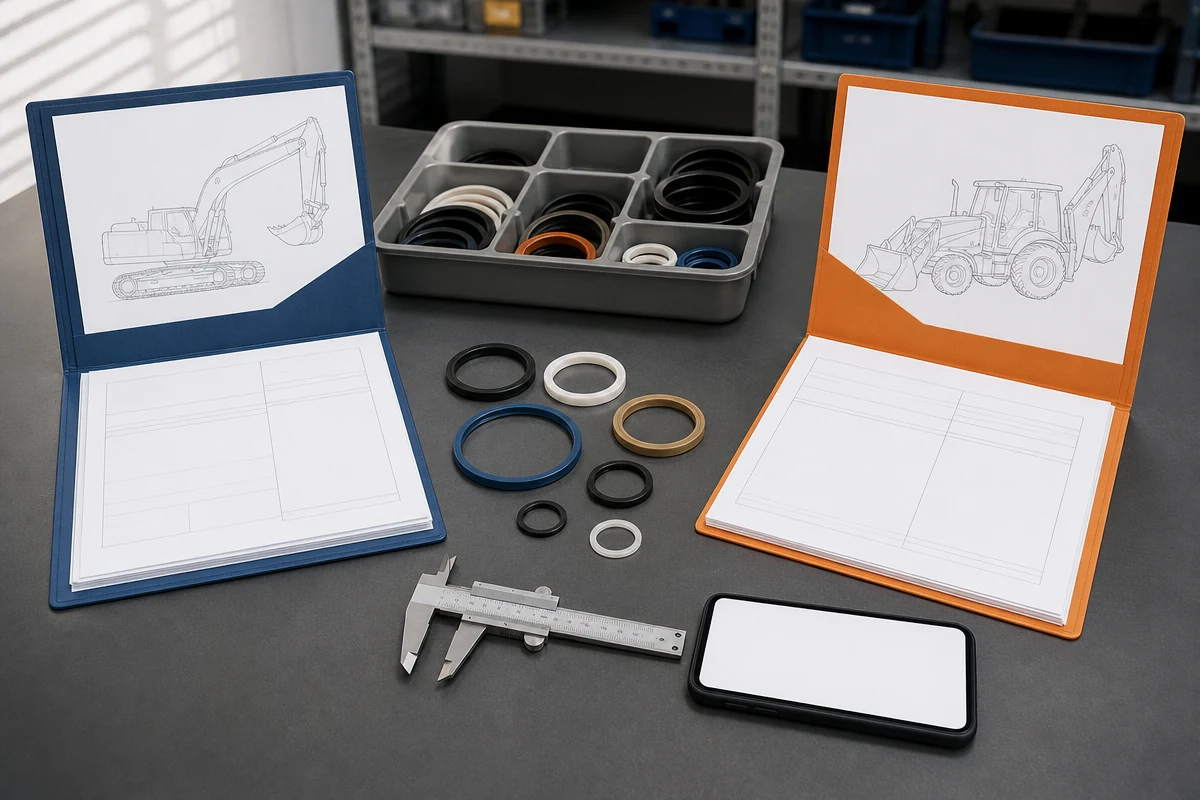 Excavator and backhoe loader hydraulic cylinder seal kit buying guide